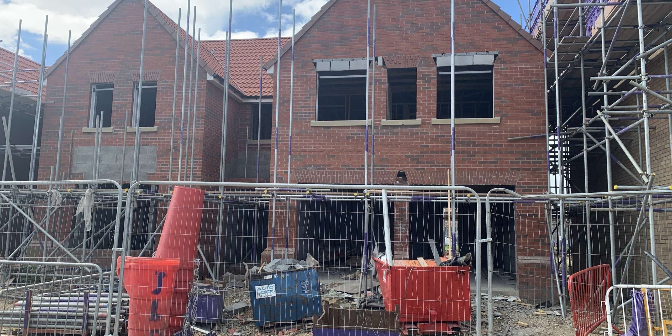 New-build brickwork