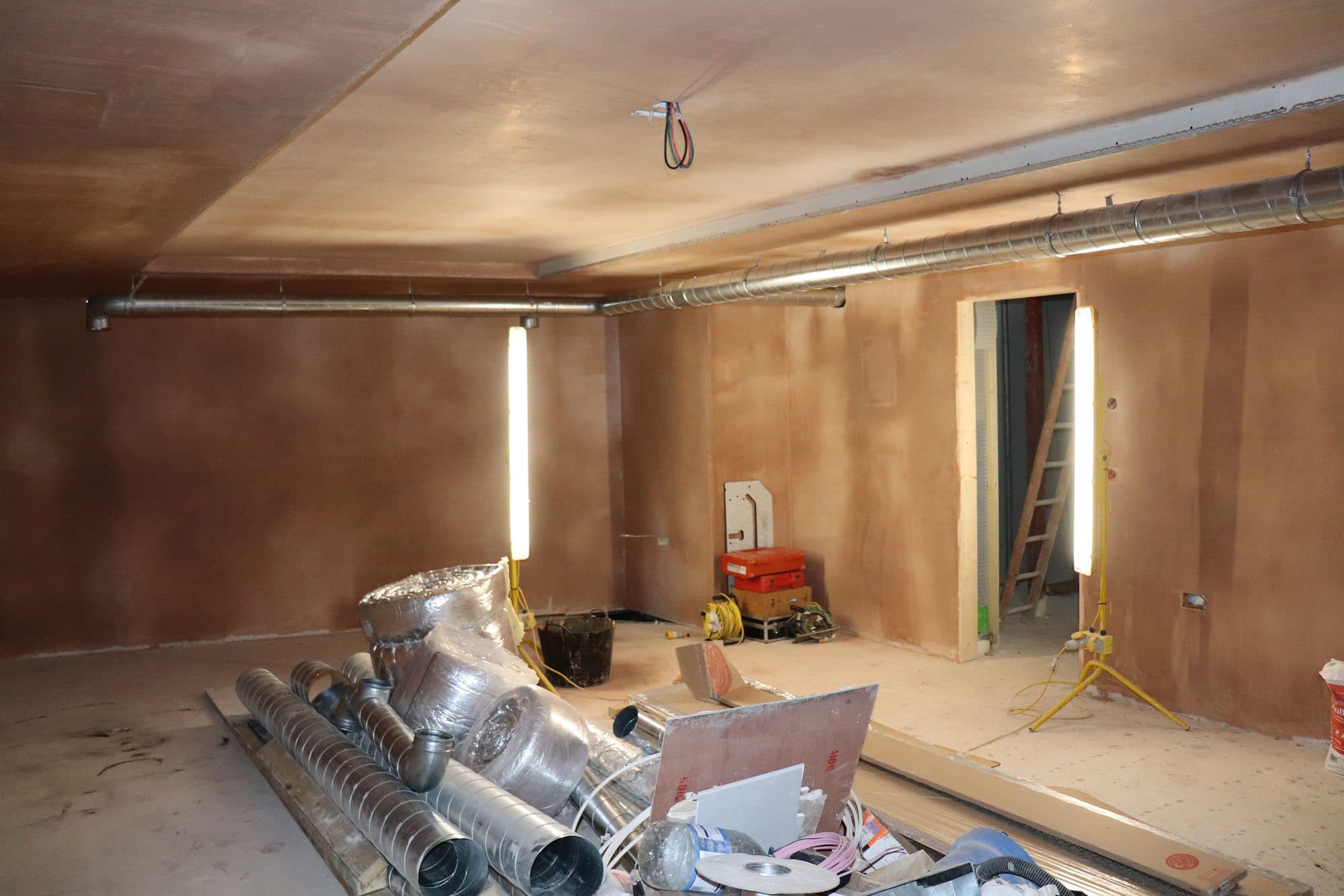 Interior plaster finish